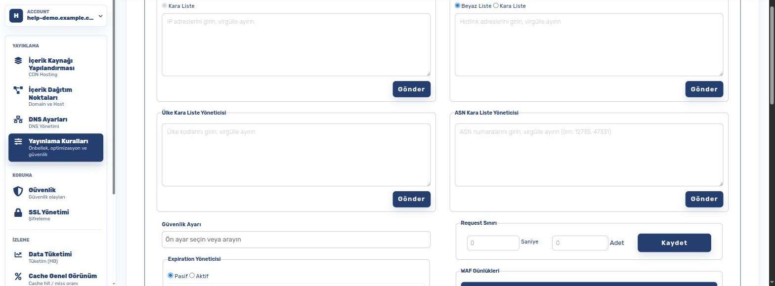 Country and ASN blacklist managers