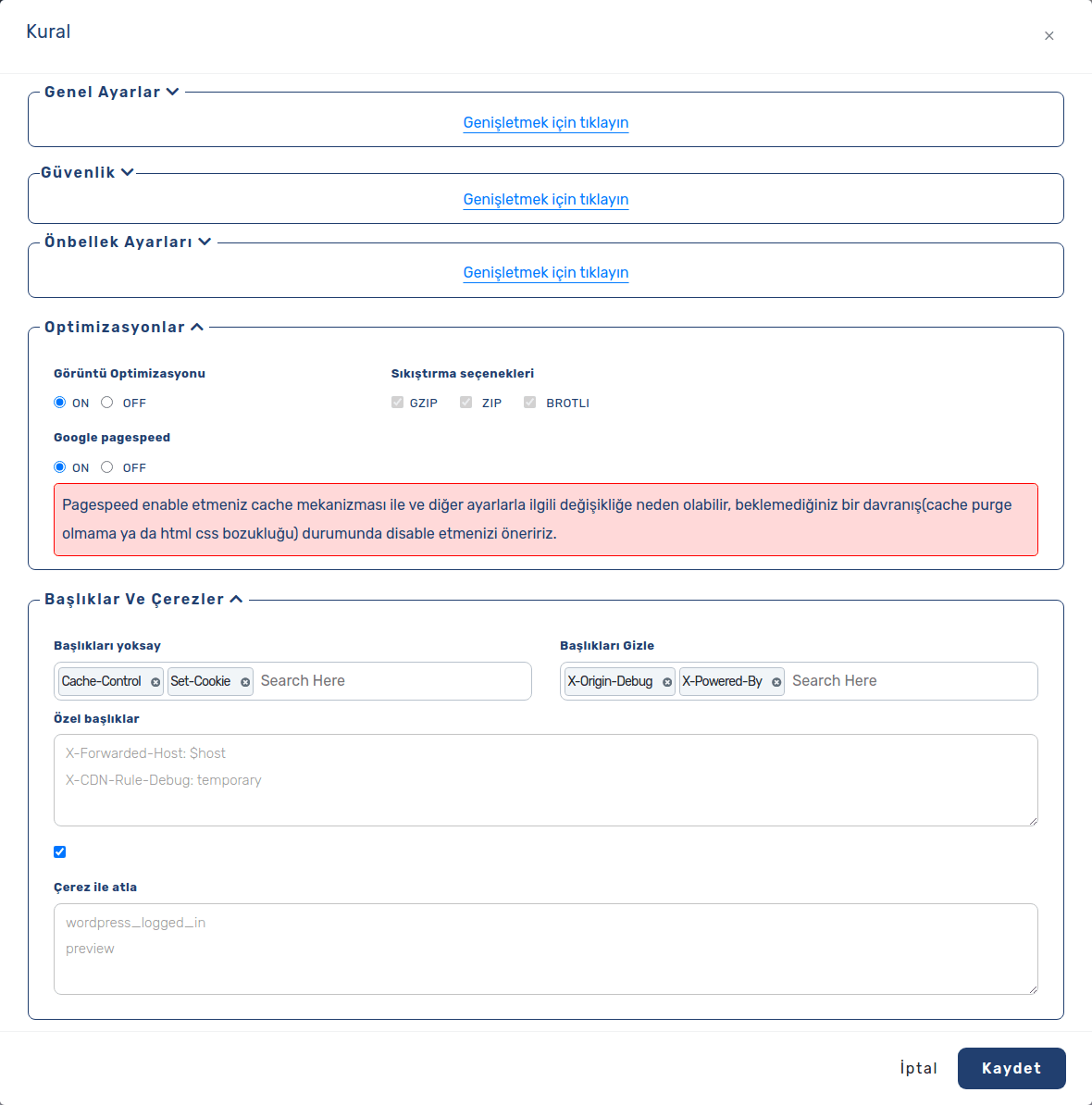 Optimization and temporary debug